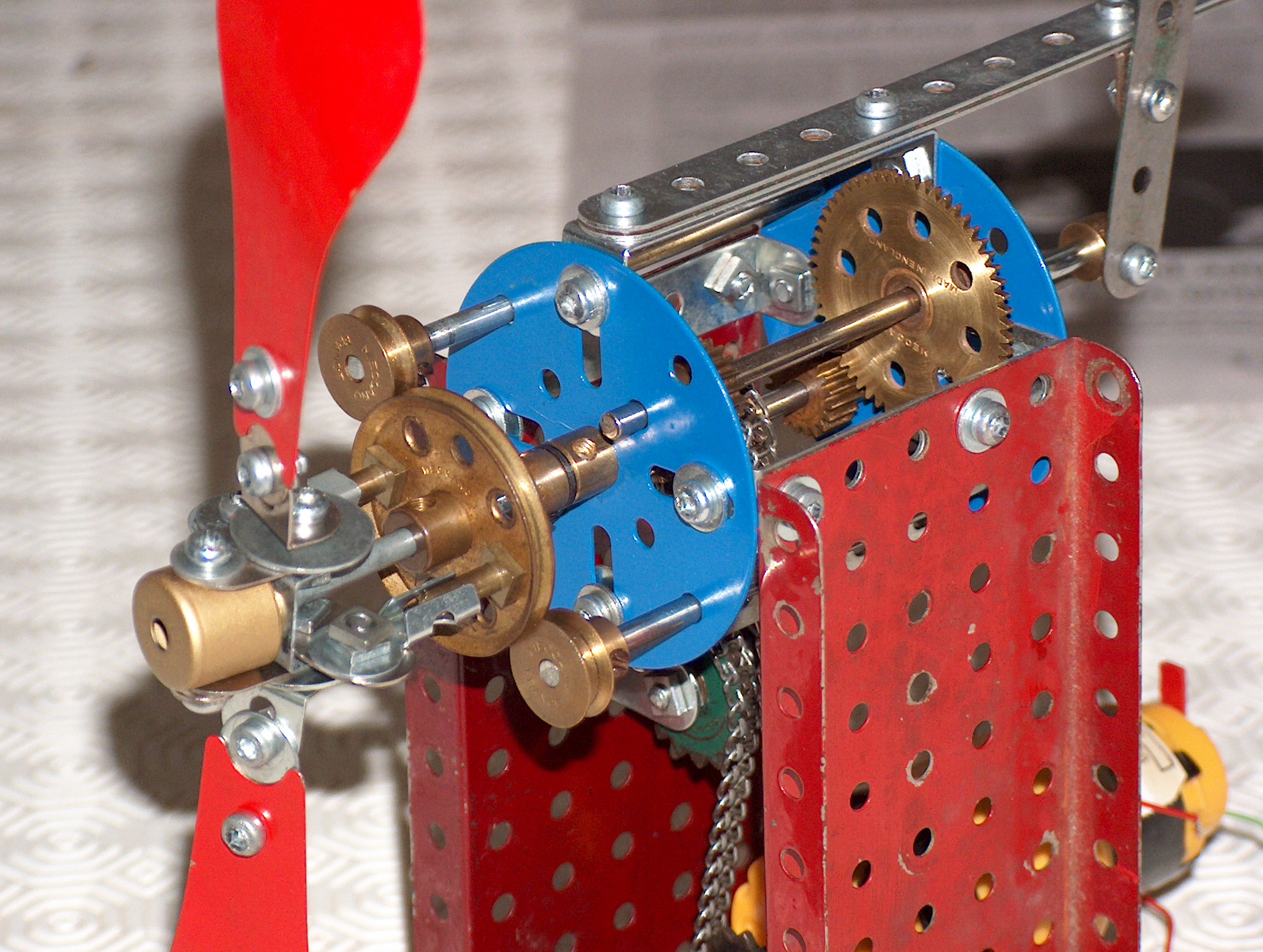 meccano h�lice pas variable pitch