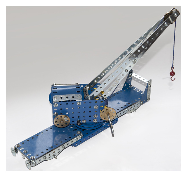 meccano grue de secours pour chemin de fer