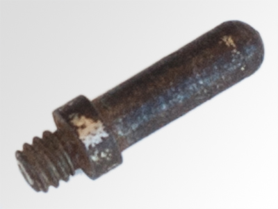 meccano THREADED PIN WITH ROUND SHOULDER